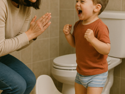 image التدريب على دخول الحمام